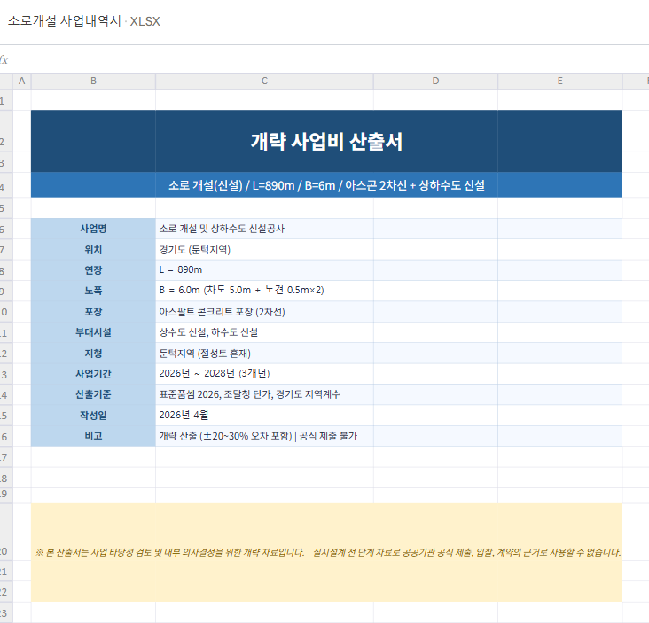 사업 일정 Project Timeline